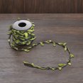 thumbnail image 5 of JingChun 39" Burlap Leaf Ribbon, Braided Decoration Vine Natural Jute Rope Twine with Artificial Leaves for Jungle Wedding Party Home Garden Decor, 5 of 6