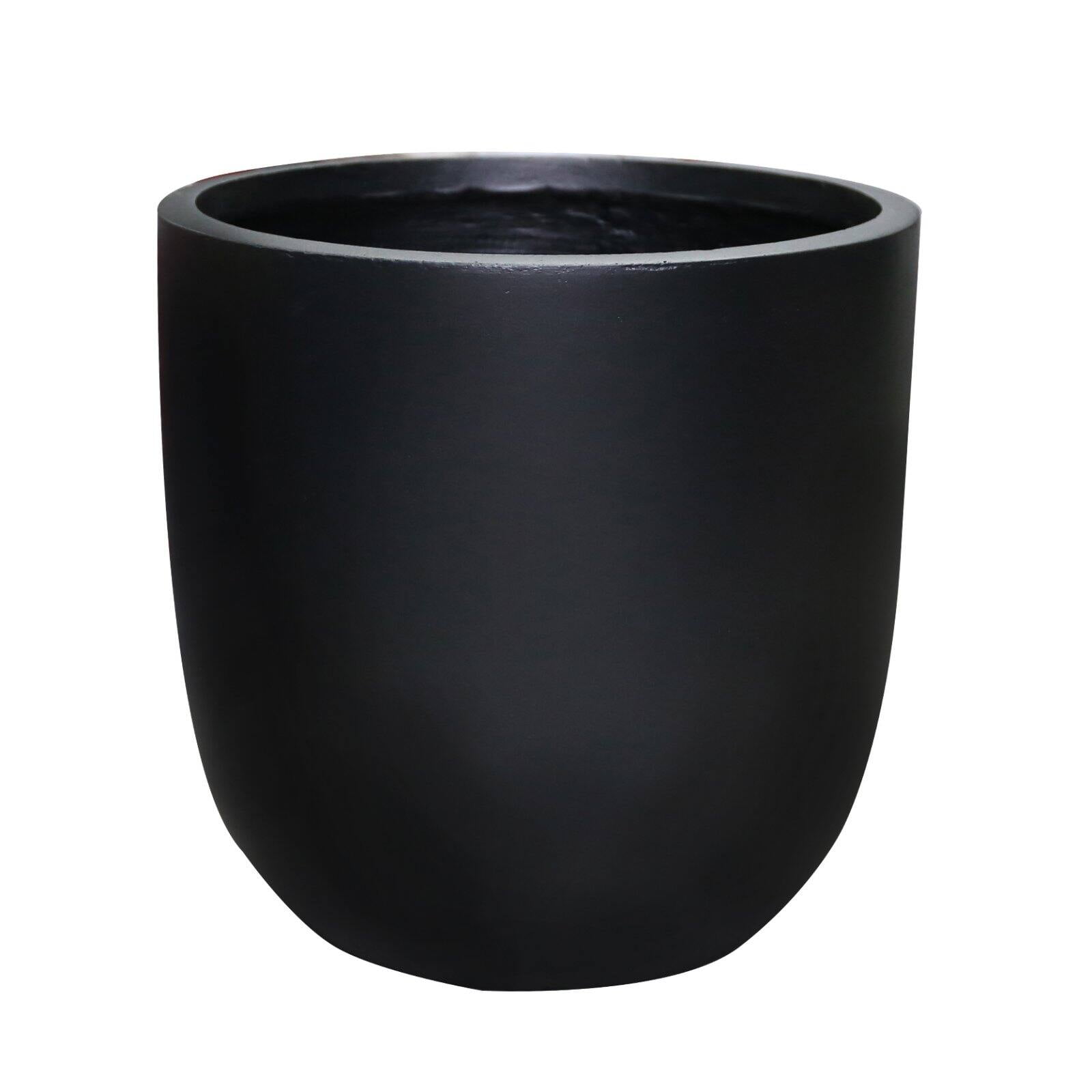 Kasamodern Modern Concrete Round Cement Planter Pot