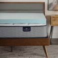 thumbnail image 1 of Serta ThermaGel 3-in Memory Foam Mattress Topper, King, 1 of 8