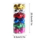 thumbnail image 4 of Adornos navideños inquebrantables en pack de 24, adornos de plástico con purpurina de 6 cm para decoración del árbol, fiestas navideñas y decoración de oficina, 4 of 8
