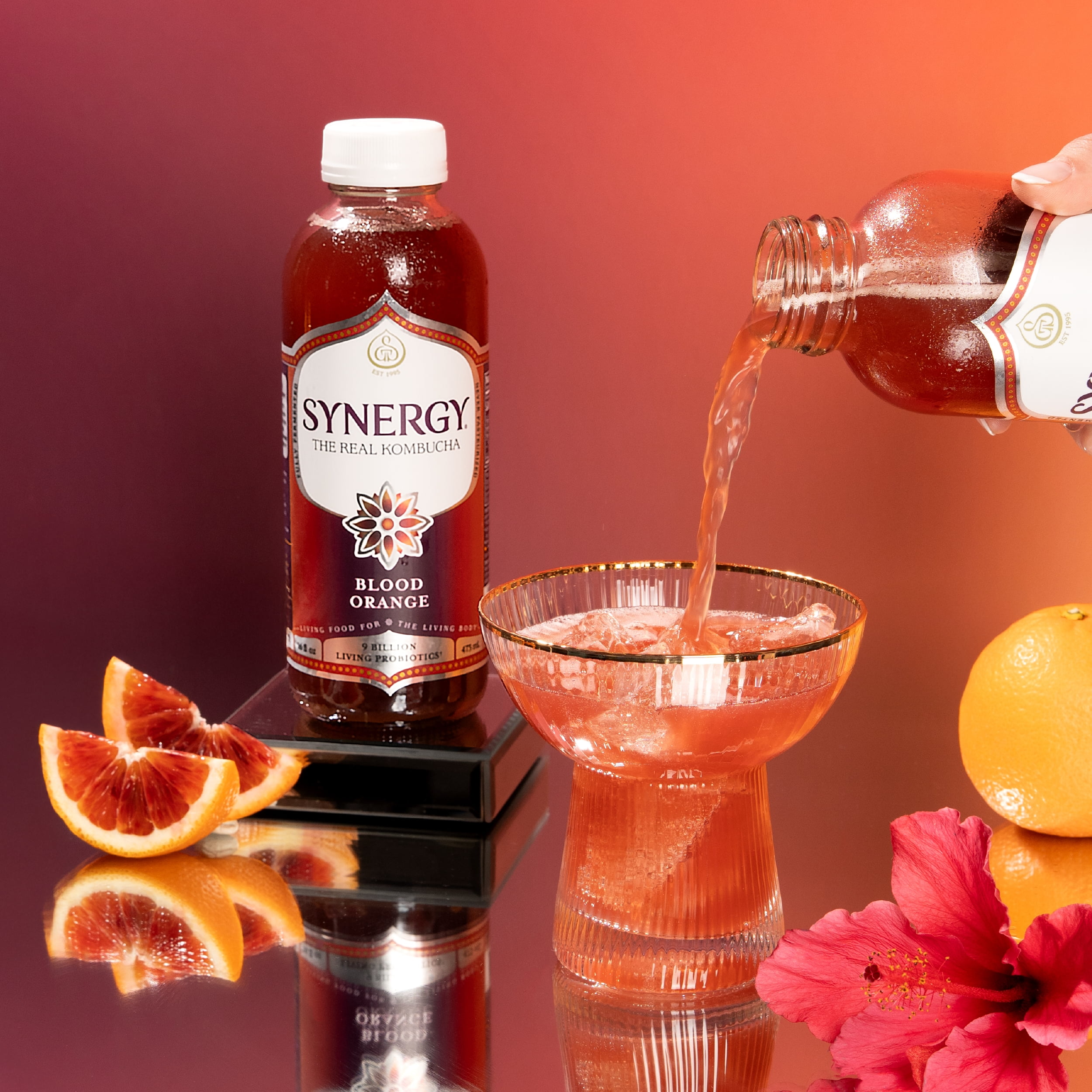 Synergy The Real Kombucha Blood Orange, 16 fl oz - Walmart.com