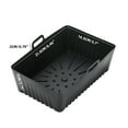 thumbnail image 4 of ZPAQI 2Pieces Rectangle Air Fryer Liner Reusable Silicone Baking Tray Basket, 4 of 8