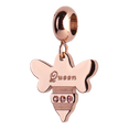 thumbnail image 1 of Charm para Pulsera LuckyLy, Dije de Abeja, Acero Inoxidable y Zirconia Cúbica, Modelo Queen Bee rosa UNITALLA, 1 of 7