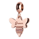 thumbnail image 1 of Charm para Pulsera LuckyLy, Dije de Abeja, Acero Inoxidable y Zirconia Cúbica, Modelo Queen Bee rosa UNITALLA, 1 of 7