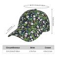 thumbnail image 2 of Fotbe Fun Panda Playing With Bamboo Leaves Gorro Clásico de Béisbol, Gorra Ajustable con Broche Snapback, Gorro de Exterior de Algodón Suave, 2 of 6