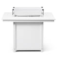 thumbnail image 5 of WestinTrends Helios 46" Modern Outdoor Patio Gas Propane Rectangular Fire Pit Table (Rocks Not Included), White, 5 of 14