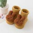 thumbnail image 6 of Baby Cartoon Bear/Rabbits Socks Antiskid Soles Socks Breathable Firstwalker Socks Winter Warm Socks 0-3 Baby Accessories, 6 of 9
