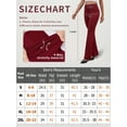 thumbnail image 5 of Sexy Dance Womens Stretchy Dresses Pants Casual Work Slacks Business Button Front Workwear Straight Leg Bootcut Yoga Trousers, 5 of 11