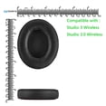 thumbnail image 6 of Geekria QuickFit Replacement Ear Pads for Beats Studio 3 Wireless Headphones Ear Cushions, Repair Parts (Black), 6 of 6