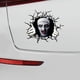 thumbnail image 5 of Etiqueta engomada de cristal transparente FLhrweasw 3D para decoración de ventana de coche Halloween, 5 of 9