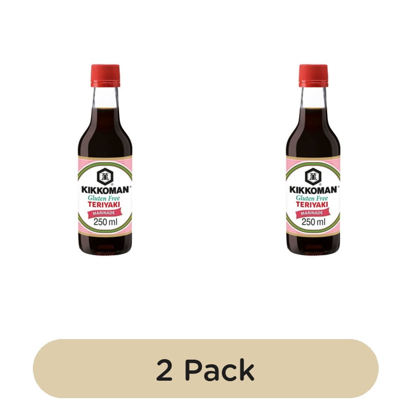 Kikkoman Gluten Free Teriyaki Marinade 250ml, British Import (Pack of 2)