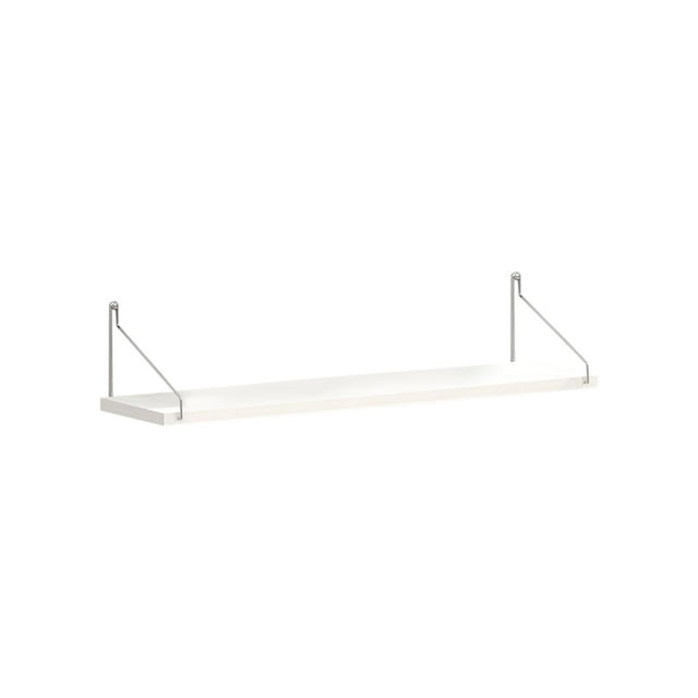 Dvkptbk Storage Floating Shelves Wall Mounted , Modern White Wall Shelves for Bedroom, Nursery White Shelves, Display Picture Shelf for Wall Decor Living Room Bathroom Kitchen Home Essentials