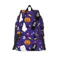 thumbnail image 2 of Lsque Cute And Creepy Pattern Canvas Daypack, Durable Backpack, High-quality Versatile Backpack,Vintage Compact Backpack-Medium, 2 of 6