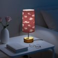 thumbnail image 6 of Touch-Control 3-Color Desk Lamp with Plug – Energy-Saving LED + 3 Simultaneous Charging Ports Red Butterfly Orchid, 6 of 8