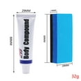 Ana 2Set Scratch Remover Car Polishing Body Compound Paste Paint Repair