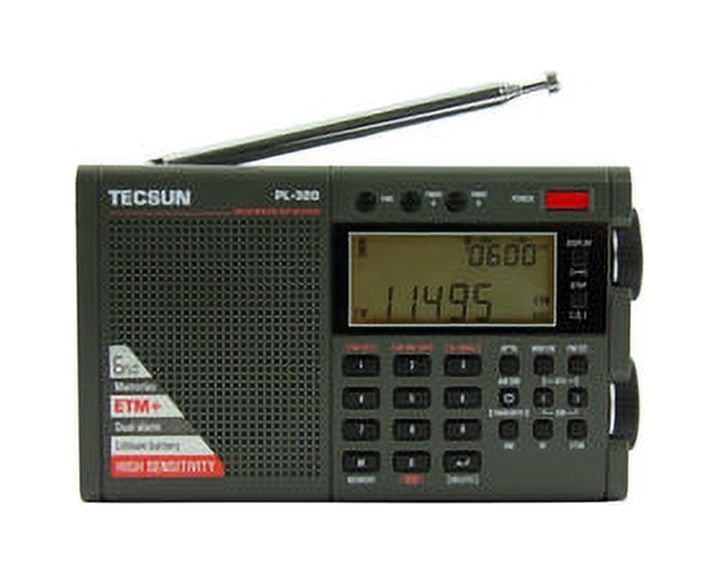 Tecsun PL-320 FM/AM/SW/WM/Full Band Radio DSP Receiver FM Stereo Portable Radio