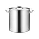 thumbnail image 3 of Olla para cocinar profunda con tapa Acero inoxidable 6 litros Soledad, 3 of 10