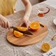 thumbnail image 4 of Tabla de cocina de madera de Acacia, tabla de cortar de madera maciza, tabla de queso, tabla de fruta portátil para acampar salvaje al aire libre, tabla de charcutería de madera ER, 4 of 5