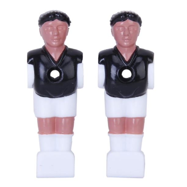 Foosball Man Foosball Player Plástico resistente y duradero Perfecto para reemplazar Negro Cola Reemplazos de futbolín