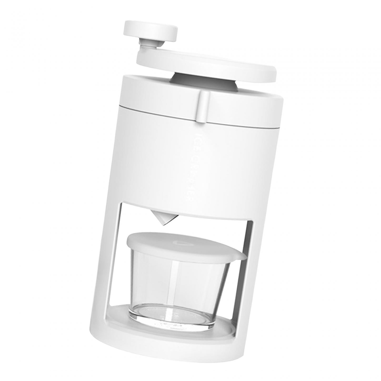 Portable Ice Crusher, Shaved Ice Machine, Hand Crank Manual Shaved Ice Machine for Ice