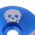 thumbnail image 3 of Bicicleta De Aleación De Aluminio Threadless Stem Headset Top Cap Cover Blue Skull Sunnimix Tapa superior para auriculares de bicicleta, 3 of 8