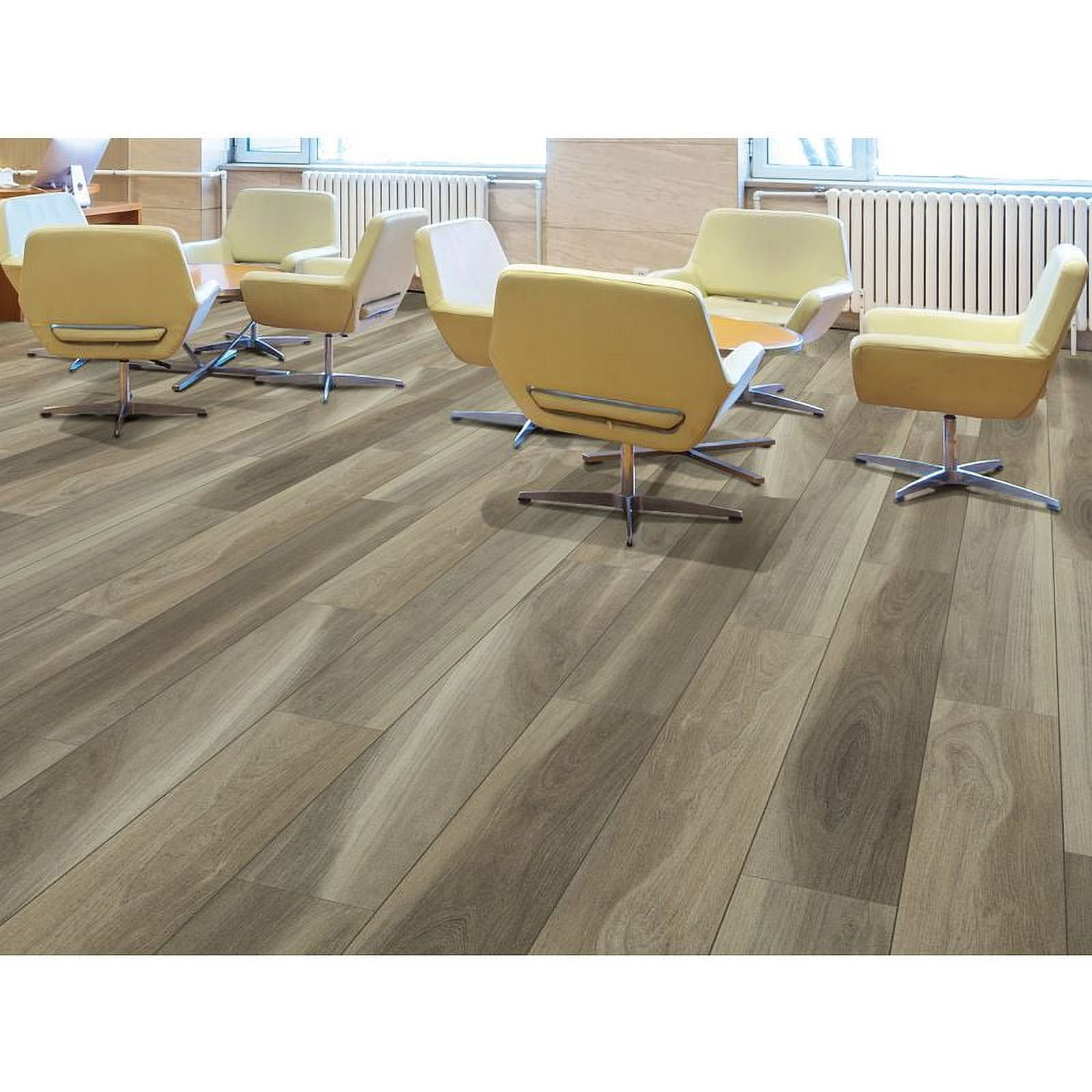 Timber Trail 9 in. x 59 in. Color Mocha Oak, Luxury Vinyl Plank Flooring (21.79 sq. ft. / Carton) (6 Planks)