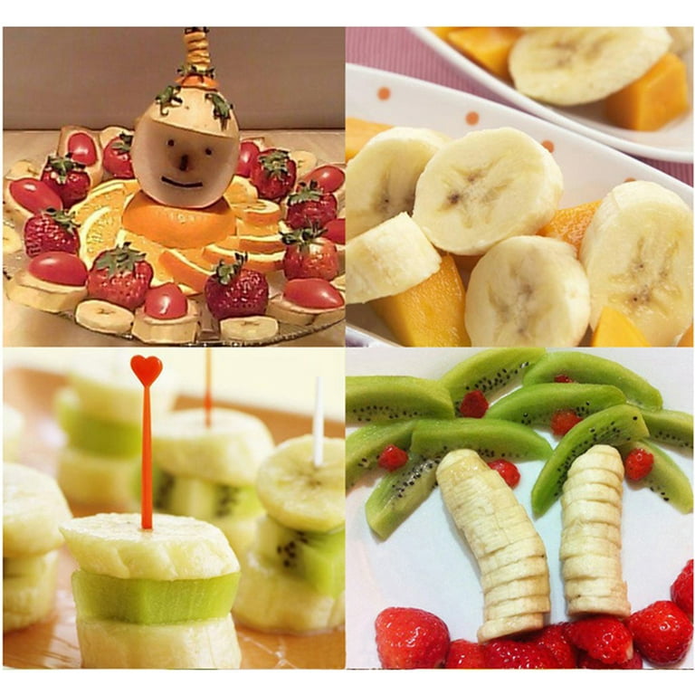  Kitchen Gadget, Banana Slicer, Fruit Slicer, Cucumber, Ham, Banana  Slicer: Home & Kitchen