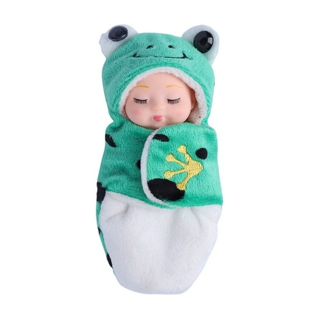 Aodebiao Movable Mini Doll with Animal Costumes - Washable PVC Realistic Toy for Birthday Gift - Interactive Play Companion for Hand-Eye Coordination & Fun Learning