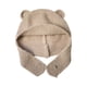 thumbnail image 3 of Gorro de punto Yinane con orejas de oso Gris, 3 of 5