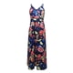 thumbnail image 5 of Moda para mujer Sexy cuello en V sin mangas ahueca hacia fuera impreso estampado Mid Claf vestidos Fridja  hjkh6395, 5 of 5