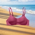 thumbnail image 4 of Qingpeng Womens Full Support Solid Bras Full Coverage Push Up Wireless Bras Comfy Seamless No Underwire Daily Bralette, 4 of 5