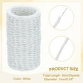 thumbnail image 2 of Uxcell 55 Yards Floral Bind Wire Wrap Twine, 1mm Floral Wire Vine Bind Wire Rustic Craft Wire for DIY Projects Flower Bouquet Making Wreath Gift Wrapping Wedding Decoration, Blanco, 2 of 7