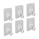thumbnail image 4 of 10 ganchos adhesivos para pared de cocina, transparentes, reutilizables, sin costuras, impermeables, autoadhesivos para baño y cocina, 4 of 10