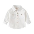 thumbnail image 3 of YOUYEDIAN Button Down Shirts for Boys Fashion Long Sleeve Shirts Casual Collared Tops, 3 of 5