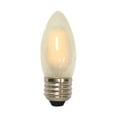 thumbnail image 2 of Royal Designs Decorative Frosted Indoor or Outdoor Candle Shape C35 Edison E26 Medium Base Dimmable LED Light Bulbs, 6 Pack, 2 of 7