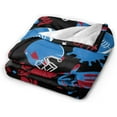 thumbnail image 2 of American Football Cool Sports Ball Throw Blanket Soft Bed Bedding Warm Cozy Plush Flannel Fleece Blankets Gifts for Kids Boys Teens Men, Sofa Couch Bedroom Home Decor, 60"x50", 2 of 6