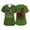 #01 Green, variant on America 250 Years Scrub Shirt for Women Usa Flag Print Fourth Of July V Neck Tops Short Sleeve Lightweight Relaxed Fit Daily Wear Shirts with Pockets, #01 Light Brown, M