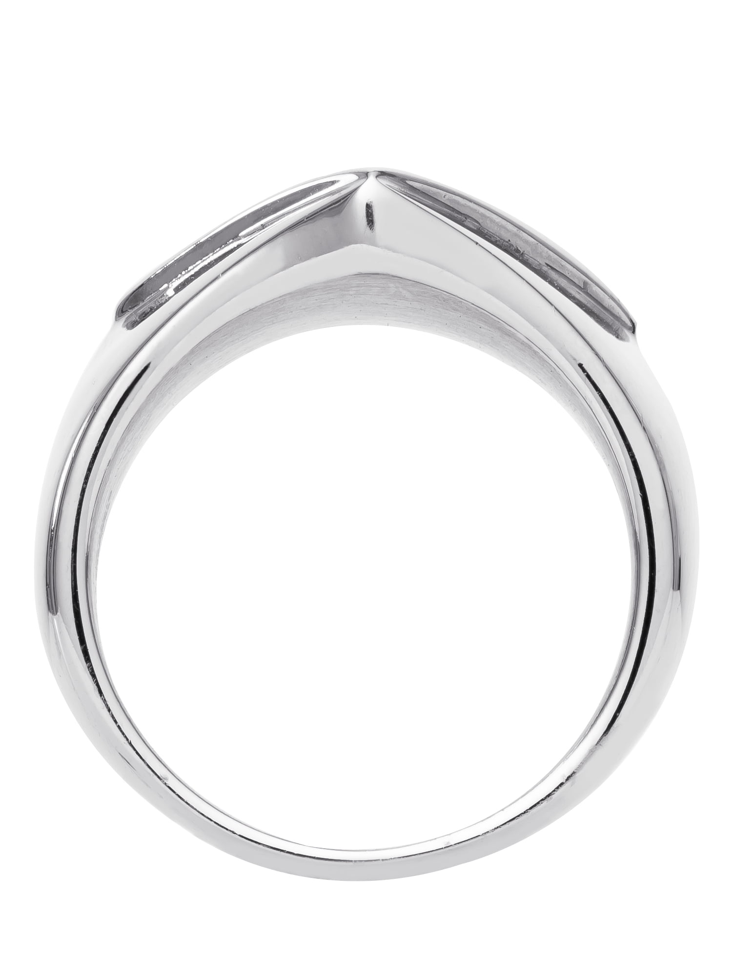 DC Comics Superman Men's Stainless Steel Logo Ring, Size 10