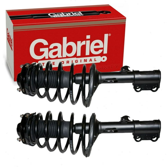 2 pc Gabriel G57097 ReadyMount Suspension Strut & Coil Springs for Assembly Shock Shocks Struts Fits select: 1998-2003 TOYOTA SIENNA