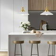 thumbnail image 7 of Colorful Metal Pendant Lamp for Dining Room, Simple Rustic Pendant Light Fixture for Kitchen Island, Modern Farmhouse Pendant Lighting, Minimalist Vintage Retro Pendant Light, 7 of 7