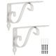 thumbnail image 4 of 2 Sets Wall Shelf Brackets Heavy Duty Iron Triangle, 4 of 4
