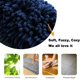 thumbnail image 2 of Alfombra Chenilla Azul Oscuro Pelo Largo 50*80 Adepaton CJWUS-4003, 2 of 7