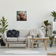thumbnail image 3 of Stupell Industries Cow with Vintage Florals Animals & Insects Painting Gallery Wrapped Canvas Art Print Wall Art, 17 x 17, 3 of 8