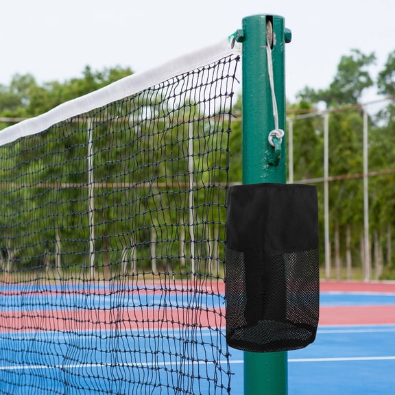 DRAFIDEEP Breathable Black Mesh Ball Bag for Tennis Pickleball and Golf