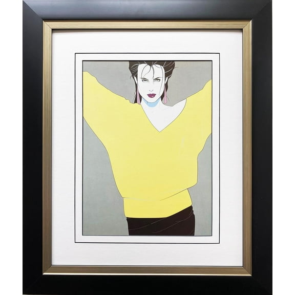 Patrick Nagel "Untitled #45" NEW CUSTOM FRAMED Art Deco Print Generic