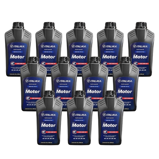 Caja Aceite para moto 4T 20w50 SAE API 20pz SG Italika