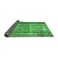 thumbnail image 2 of Ahgly Company Indoor Square Abstract Emerald Green Contemporary Area Rugs, 7' Square, 2 of 4