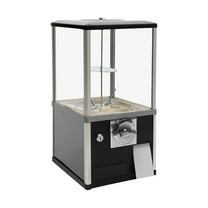 DENEST Freestanding 45-50mm Capsule Toys Vending Machine 2*25Cents Coin Gumball Machine