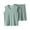 A596-Green, variant on Caqnni 2Pcs Toddler Girls Cute Knit Short Sleeve T Shirt Tee Flare Shorts Set for Gift Summer Outfits Summer 2Pcs Gift Outfits Set Pajamas Set Black 12-18 Months