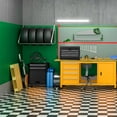 thumbnail image 3 of Costway 2 in 1 Rolling Cabinet Storage Chest Box Organizer w/ 6 Drawers Black, 3 of 9